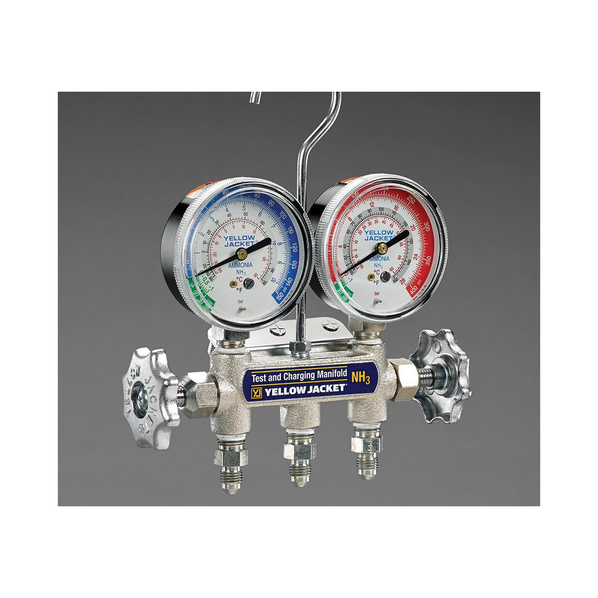 Yellow Jacket 40192 2-Valve Ammonia Manifold, Cast Iron, Domestic