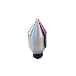 Royal 10062 Extra Long Individual Live Center Male Point, Tapered Shank, #1 Morse Taper, #2 Morse Taper Taper