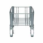 Rubbermaid 1968468 Single Dolly, 12 lb, 9.3 in W x 9 in H, 304 Stainless Steel Platform