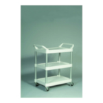Rubbermaid FG342488OWHT 3424-88 Utility Cart With 4 in Dia Swivel Casters, 33.6 in L x 18.6 in W x 37.8 in H, 200 lb Load, White