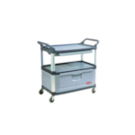 Rubbermaid FG409400GRAY Instrument Cart, 40.6 in L x 20 in W x 37.8 in H, 300 lb Load, Gary