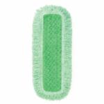Rubbermaid HYGEN FGQ41800GR00 Dry Dust Mop With Fringe, 20.7 in L x 5.7 in W, Microfiber, Green