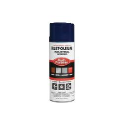 Rust-Oleum 1622830 1600 System Multi-Purpose Enamel Spray Paint, 12 oz Container, Liquid Form, Regal Blue, 12 to 15 sq-ft/can Coverage