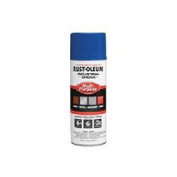 Rust-Oleum 1626830 1600 System Multi-Purpose Enamel Spray Paint, 12 oz Container, Liquid Form, True Blue, 12 to 15 sq-ft/can Coverage