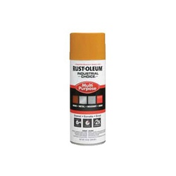 Rust-Oleum 1643830 1600 System Multi-Purpose Enamel Spray Paint, 12 oz Container, Liquid Form, School Bus Yellow, 12 to 15 sq-ft/can Coverage