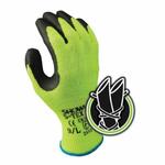 S-TEX S-TEX300L-09 Medium Dexterity Cut Resistant Gloves, L/SZ 9, Latex/Natural Rubber Coating, Hagane Coil Fiber, Knit Wrist Cuff, Resists: Abrasion, Cut and Puncture, ANSI Cut-Resistance Level: A4