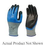 S-TEX S-TEX376XXL-10 Cut-Resistant Gloves, 2XL/SZ 10, Nitrile Coating, Hagane Coil, Knit Wrist Cuff, Resists: Abrasion, Cut, Puncture, Tear and Liquid, ANSI Cut-Resistance Level: A4, ANSI Puncture-Resistance Level: 3