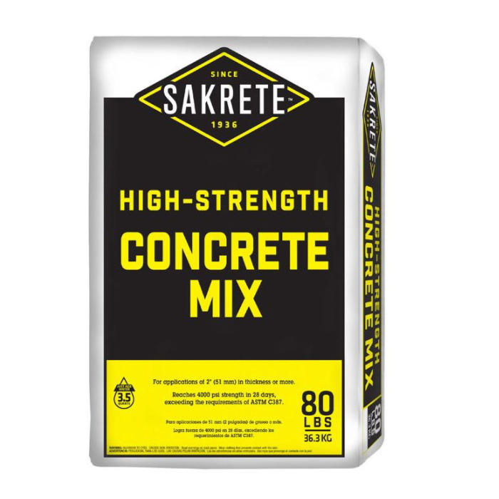 Sakrete 65200390 High Strength Portland Cement, 80 lb Bag, Gray