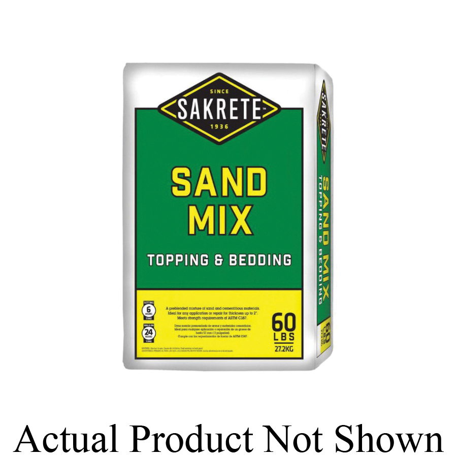 Sakrete 65305305 High Strength Sand Mix, 40 lb Bag, Gray