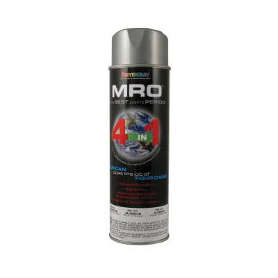 SEYMOUR 620-1412 MRO Enamel Spray Paint, 16 oz Container, Aerosal Spray Form, White, 18 sq-ft Coverage, 10 min Curing