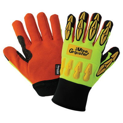 Vise Gripster High-Visibility Insulated TPU Impact Resistant Gloves 10(XL)
