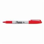 Sharpie 30102PP Standard Permanent Marker, Fine Tip, Red