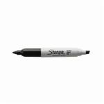 Sharpie 36401PP Twin Tip Permanent Marker, Chisel/Fine Tip, Dye/Pigment Based Ink, Black