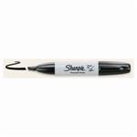 Sharpie 38262PP Permanent Marker, Black Ink, Large Chisel Tip, Oval Barrel