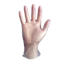 SHOWA 2005L-08 Disposable Gloves, L/SZ 8 to 9, Vinyl, Clear, 9-1/2 in L, Lightly Powdered, Smooth, 5 mil THK, Application Type: Industrial Grade, Ambidextrous Hand