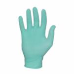 SHOWA 1005L Derma Thin 1005 Disposable Gloves, L, Natural Rubber Latex, Green, 9-1/2 in L, Lightly Powdered, Smooth, 5 mil THK, Application Type: Industrial Grade, Ambidextrous Hand