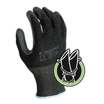 S-TEX S-TEX541L-8 Cut Resistant Gloves, L/SZ 8, Polyurethane Coating, Engineered Hagane Coil Fiber, Knit Wrist Cuff, Resists: Abrasion and Cut, ANSI Cut-Resistance Level: A4