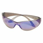 Sightgard 10008179 Arctic Low Profile Safety Glasses, Anti-Scratch, Blue Mirror Lens, Frameless Frame, Gray, Polycarbonate Frame, Polycarbonate Lens, ANSI Z87.1-2010