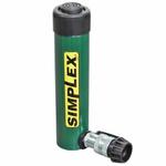 Simplex R1010 R Series Multi Purpose Single Acting Spring Return Hydraulic Cylinder, 10 ton Capacity, 1.69 in Dia Bore, 10 in L Stroke, 13.56 in H Retract, 1-1/2 in Dia Rod, 10000 psi