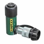 Simplex R51 R Series Multi Purpose Single Acting Spring Return Hydraulic Cylinder, 5 ton Capacity, 1.13 in Dia Bore, 1.13 in L Stroke, 4.19 in H Retract, 1 in Dia Rod, 10000 psi