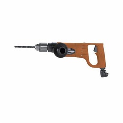 Sioux 1464 D-Handle Drill, 1/2 in 3-Jaw/Key Chuck, 1 hp, 90 psi, 13.4 in OAL, 30 cfm Short Run Air Consumption