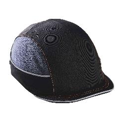 Skullerz 23342 8950 Impact-Resistant Micro Brim Bump Cap, Black, Hi-Viz Polyester/Nylon, EN 812