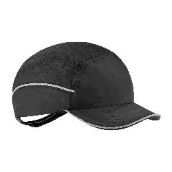 Skullerz 23368 8965 Lightweight Short Brim Bump Cap Hat With LED Lights, Black, Polyethylene, EN 812-2012