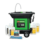 SmartWasher 1751314 OzzyJuice Heavyweight Mobile Parts Washer Kit, 42 in L x 48 in W x 53 in H