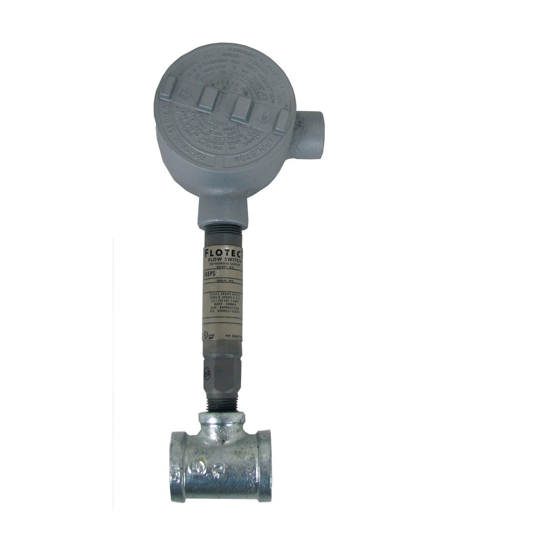 Speakman FLW-DPDT DPDT Rough-In Flow Switch, For Use With Remote Activation, 5 A at 120 VAC, 1 in Pipe, 19 in Chain, Gray, Domestic