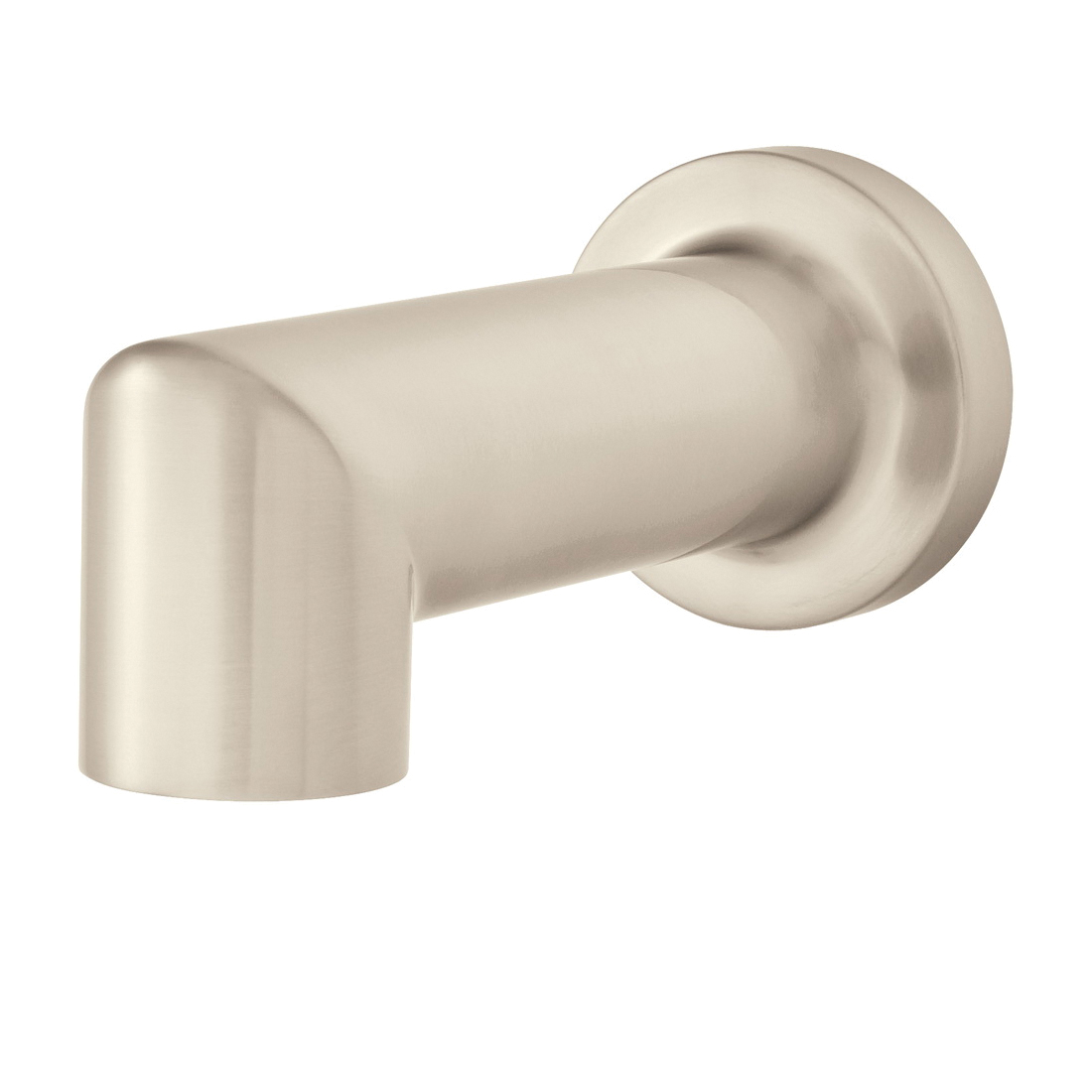 Speakman S-1557-BN Neo Non-Diverter Tub Spout, For Use With Shower and Tub, 1/2 in NPT Copper Slip-Fit, Solid Metal, Brushed Nickel, Import, Commercial