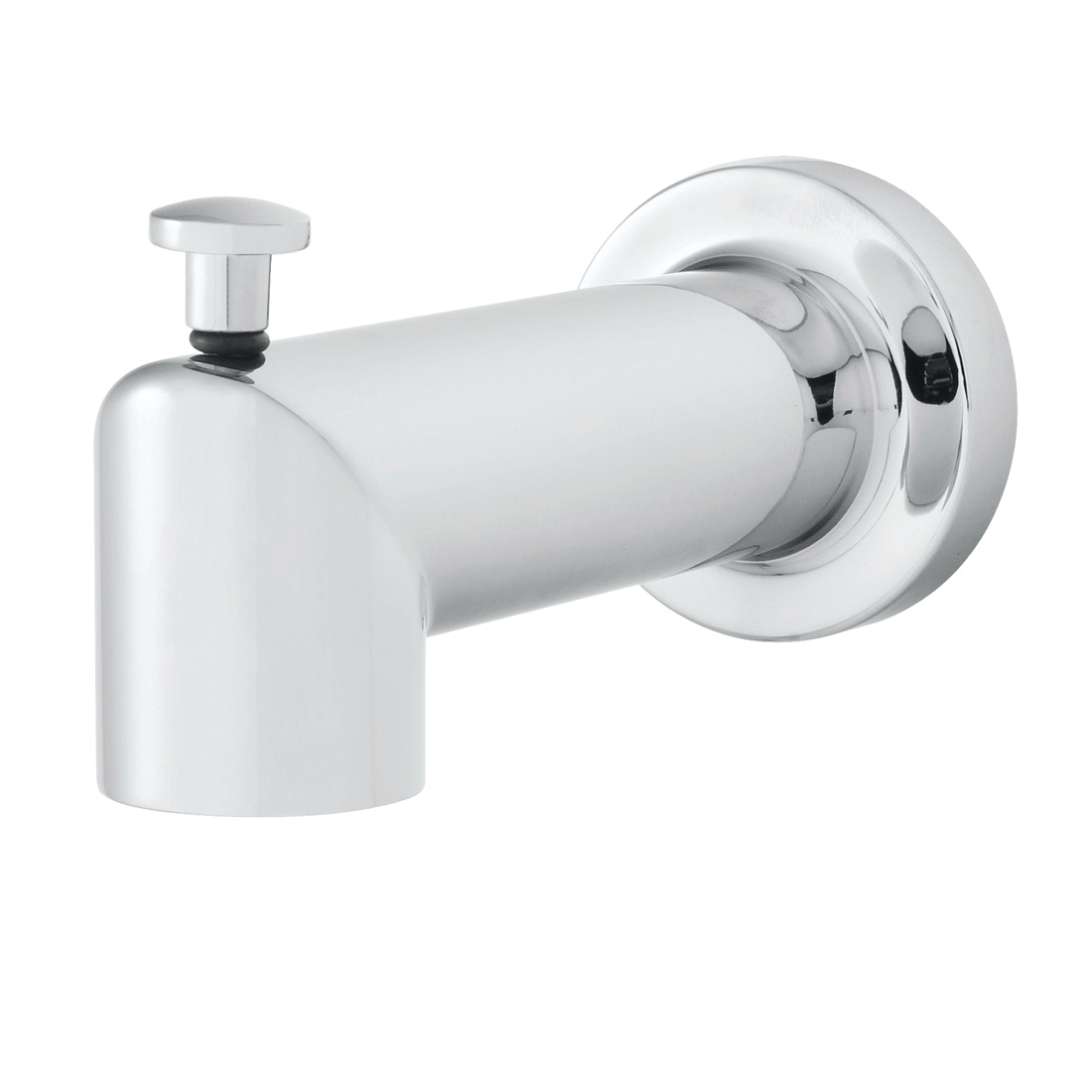 Speakman S-1558 Neo Diverter Tub Spout, For Use With Shower and Tub, 1/2 in NPT Copper Slip-Fit, Solid Metal, Polished Chrome, Import, Commercial/Residential