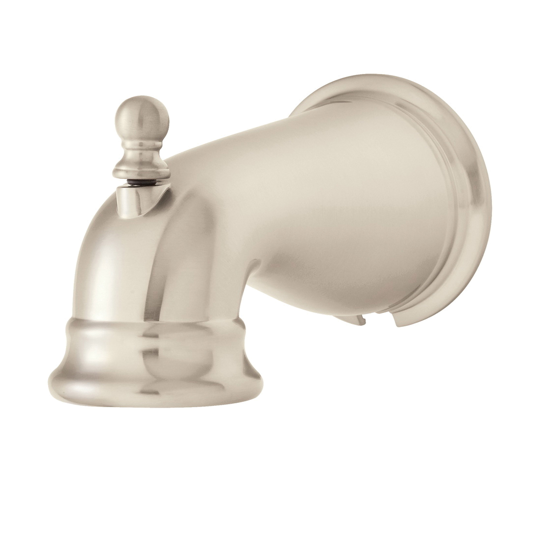 Speakman S-1560-BN Alexandria Diverter Tub Spout, For Use With Shower and Tub, 1/2 in NPT Copper Slip-Fit, Solid Metal, Brushed Nickel, Import, Commercial/Residential