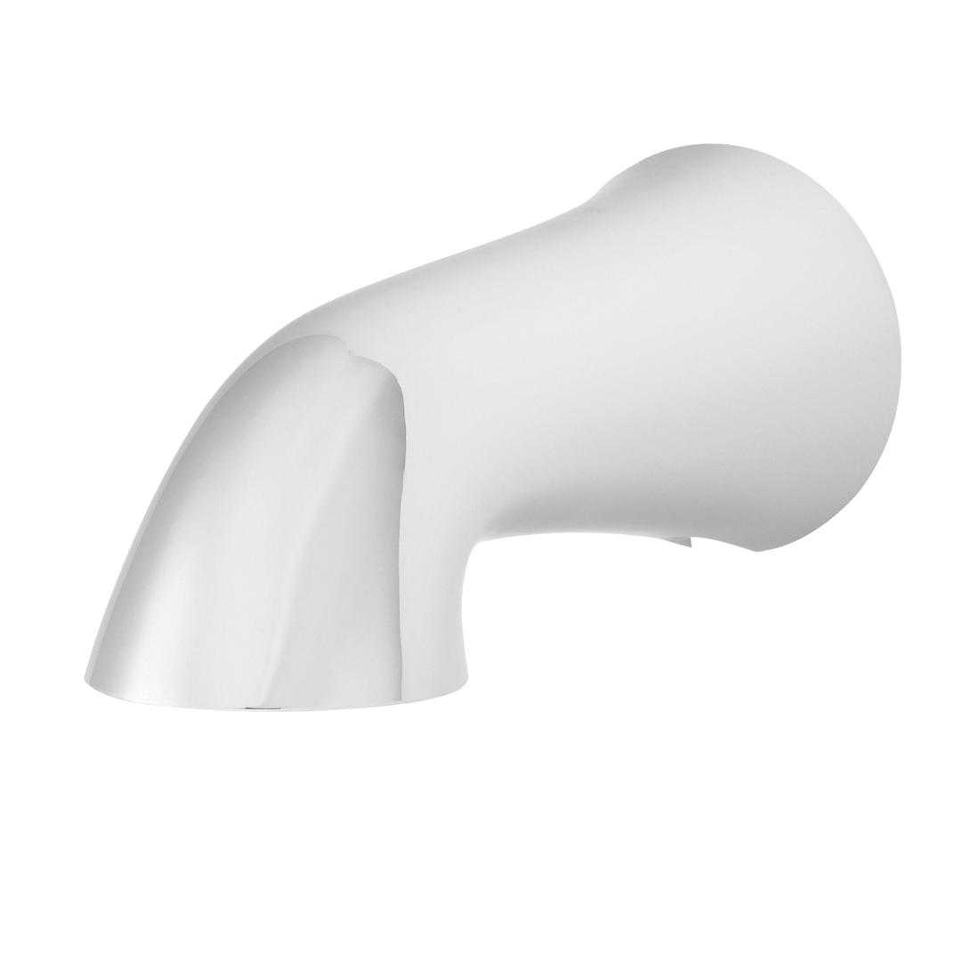 Speakman S-1561 Caspian Diverter Tub Spout, For Use With Shower and Tub, 1/2 in NPT Copper Slip-Fit, Solid Metal, Polished Chrome, Import, Commercial