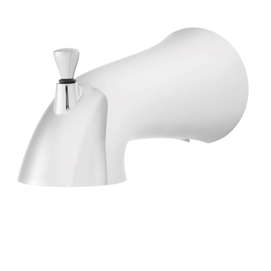 Speakman S-1562 Caspian Diverter Tub Spout, For Use With Shower and Tub, 1/2 in NPT Copper Slip-Fit, Solid Metal, Polished Chrome, Import, Commercial/Residential