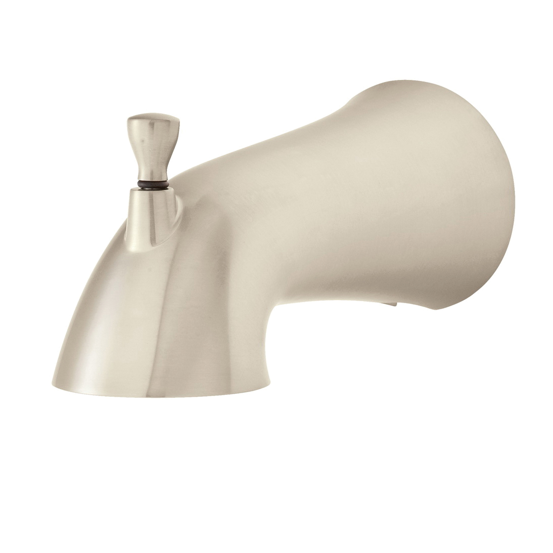 Speakman S-1562-BN Caspian Diverter Tub Spout, For Use With Shower and Tub, 1/2 in NPT Copper Slip-Fit, Solid Metal, Brushed Nickel, Import, Commercial/Residential