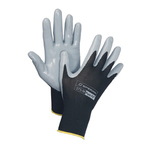 Sperian by Honeywell 375-L Pure Fit 375 Lightweight General Purpose Gloves, Coated, L, Nitrile Palm, Nylon Fiber, Black/Gray, Knit Wrist Cuff, Nitrile Coating, Resists: Abrasion, Cut, Nicks, Puncture and Tear, Nylon Lining