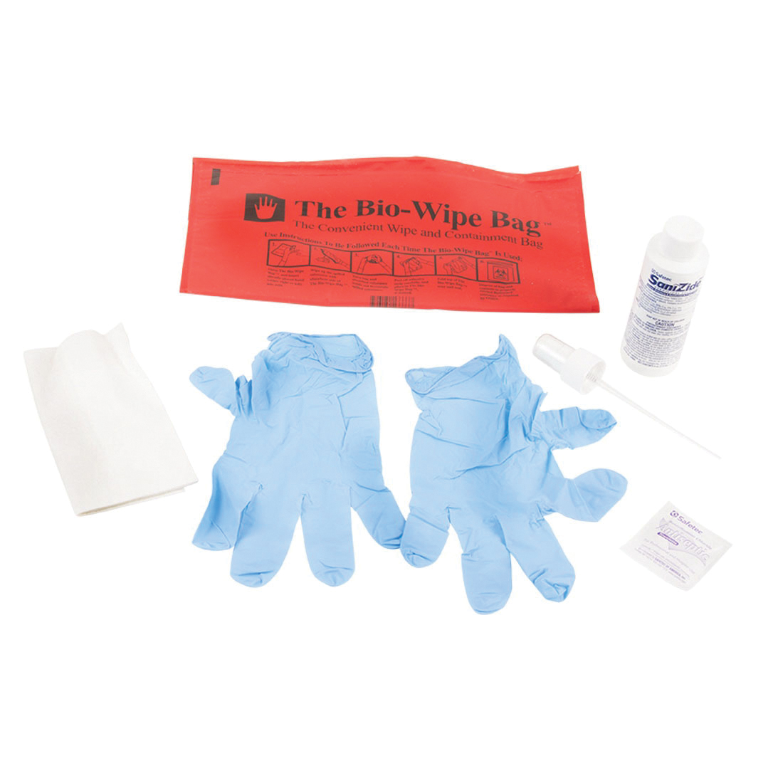 Spill Magic 97500 Wipe and Go Bio Spill Kit, Fluids Absorbed: Blood, Spit, Urine and Vomit