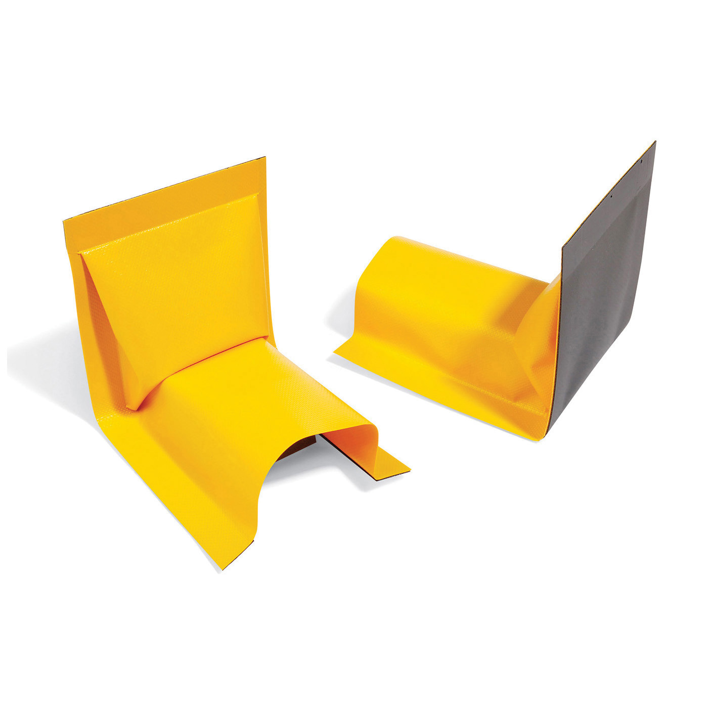 SpillTech BYOB-2WE Build Your Own Berm Wall End, Vinyl, Yellow