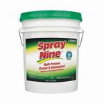 Spray Nine 26805 MP Series Multi-Purpose Cleaner and Disinfectant, 5 gal Pail, Citrus Odor/Scent, Clear, Liquid Form