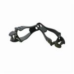 Squids 19112 3400 Dual Clip Grabber, For Use With Gloves, Ultra-Resilient Acetal Copolymer, Black