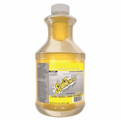 Sqwincher 030323-LA Sports Drink Mix, 64 oz Bottle, 5 gal Yield, Liquid Form, Lemonade