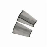 Stanco CMW7VC-L CMW Cut-Resistant Sleeves, L, 7 in L x 2 ply THK, Nylon Cane Mesh, White