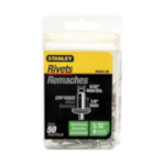 Stanley PAA52-5B Medium Strength Blind Rivet, 1/8 in Grip, Aluminum