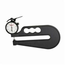 Starrett 1015A-6 Portable Dial Thickness Gage Without Case, 1/2 in, Graduations: 0.0005 in, 1/4 in Dia Flat Contact, 6 in D Throat