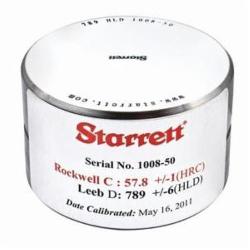 Starrett HT-1300-01 Global Series Hardness Calibration Test Block, Leeb D Scale, For Use With 3811A, 3810A Hardness Testers and D Impact Probes