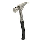 Stiletto TBM14RSC Heavy Duty Framing Hammer, 16 in OAL, 14 oz Titanium Head, Rubber Handle