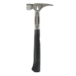 Stiletto TBM14RSS Heavy Duty Framing Hammer, 16 in OAL, 14 oz Titanium, Rubber Handle