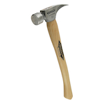 Stiletto TI12SC-16 Lightweight Framing Hammer, 16 in OAL, Smooth Face Surface, 12 oz Titanium Head, Straight Claw, Fiberglass Handle