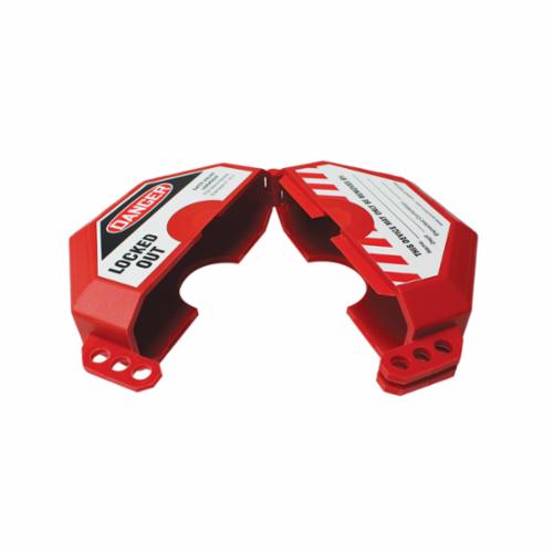 STOPOUT KDD471 Gate Valve Handle Lockout, Fits Min Handle Size: 2-1/2 in, Fits Max Handle Size: 5 in, 3 Padlocks, 0 deg F Min Temperature, 250 deg F Max