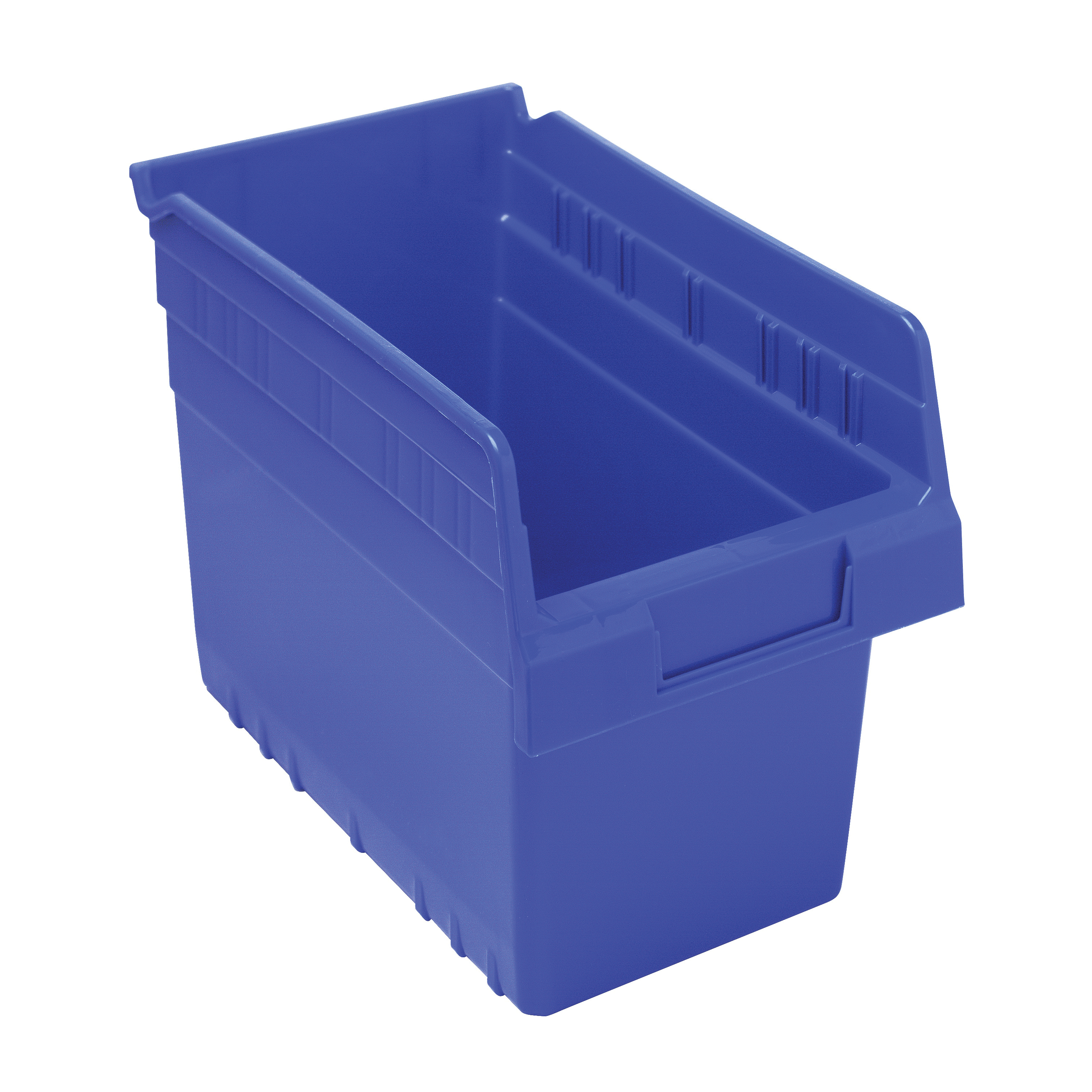 Store-Max QSB802BL Shelf Bin, 11-5/8 in L x 6-5/8 in W x 8 in H, 0.25 cu-ft, Blue